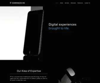 Swensonhe.com(Award Winning Digital Development) Screenshot