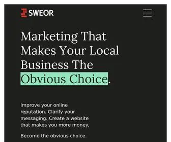 Sweor.com(On-Demand Management for Businesses Using Webflow) Screenshot