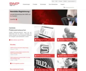 Swep.de(SWEP Gelötete Plattenwärmetauscher) Screenshot