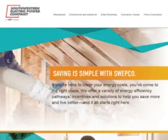 Swepcosavings.com(Swepcosavings) Screenshot