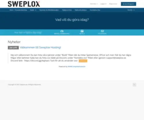 Sweplox.se(Albin Håkanson) Screenshot