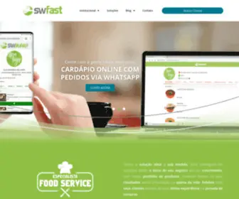 Swfast.com.br(Soluções de Softwares para Food Service) Screenshot