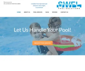 SWFlpoolsolutions.com(SWFL Pool Solutions) Screenshot