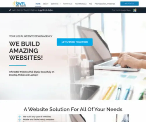 SWFlwebdesign.com(Web Design Naples) Screenshot