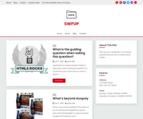 Swfup.info(Swfup info) Screenshot