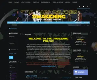 Swgawakening.com(SWG Awakening) Screenshot