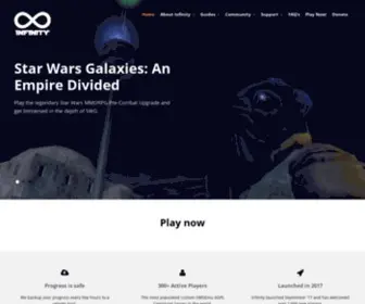 Swginfinity.com(SWG Infinity) Screenshot