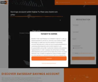 SWGpWorld.site(SwissGap investment account allows you to preserve and grow your funds monthly with the highest interest rate comparable to an operating business dividend) Screenshot