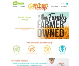 Swheatscoop.com(SWheat Scoop natural cat litter) Screenshot