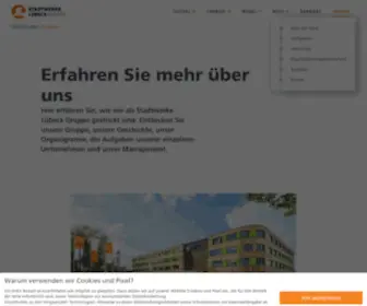 SWHL-Holding.de(Erfahren Sie mehr über die Stadtwerke Lübeck Gruppe) Screenshot