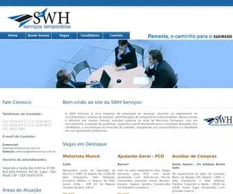 SWhservicos.com.br(SWH Serviços) Screenshot