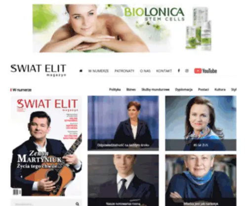 Swiatelit.com.pl(świat elit) Screenshot
