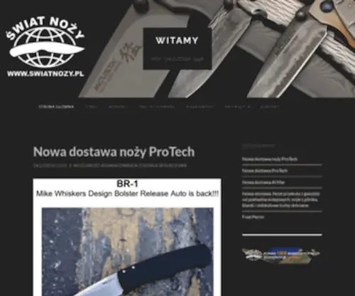 Swiatnozy.com.pl(Świat Noży) Screenshot