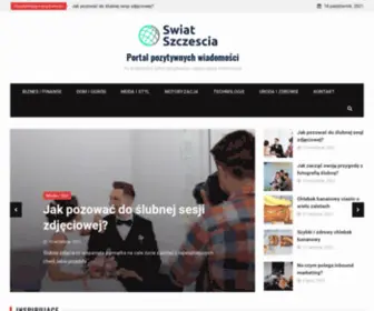 Swiatszczescia.pl(Portal pozytywnych wiadomości) Screenshot