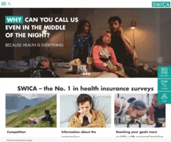 Swica.ch(Höchste Kundenzufriedenheit Schweiz 2023) Screenshot