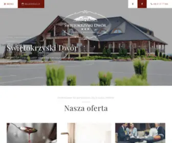 Swietokrzyskidwor.pl(Hotel i Restauracja) Screenshot