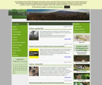 Swietokrzyskipn.org.pl(Tokrzyski Park Narodowy) Screenshot