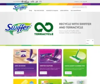Swiffer.com(Household Cleaning Products And Supplies) Screenshot