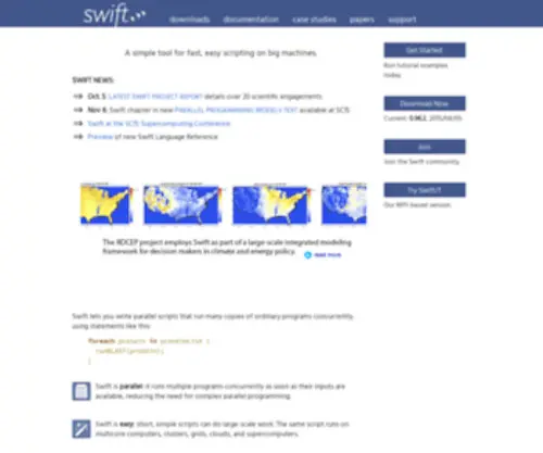 Swift-Lang.org(Swift Lang) Screenshot
