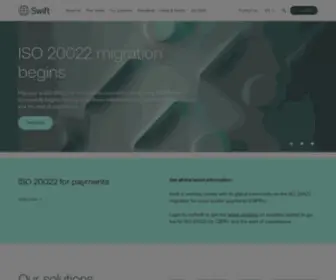 Swift.com(Homepage) Screenshot