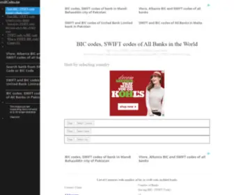 Swiftcodes.me(BIC codes) Screenshot