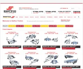 Swiftcotrailers.com(Swiftco Boat Trailers) Screenshot