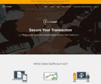 Swiftcourt.com(Secure your purchase when you buy second) Screenshot
