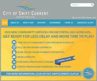 Swiftcurrent.ca(Swift Current) Screenshot