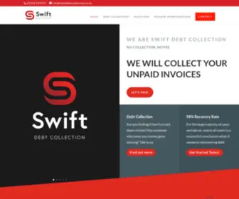 Swiftdebtcollection.co.uk(Swift Debt Collection) Screenshot