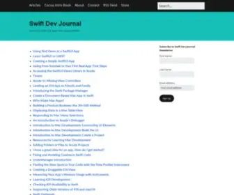 SwiftdevJournal.com(Articles for iOS and Mac Developers) Screenshot