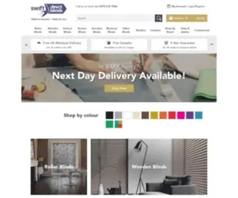 Swiftdirectblinds.co.uk(Superb quality blinds) Screenshot