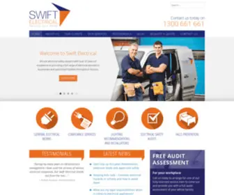 Swiftelectrical.com.au(Swift Electrical Services Melbourne) Screenshot