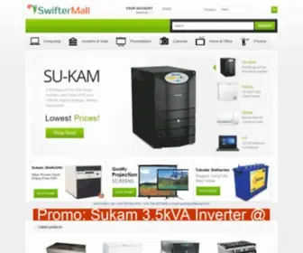 Swiftermall.com(Shop for home and office gadgets and appliances at) Screenshot