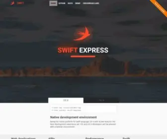 Swiftexpress.io(swiftexpress) Screenshot