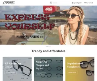 Swifteyewear.com(Designer Frames) Screenshot