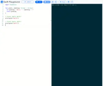 Swiftfiddle.com(SwiftFiddle) Screenshot