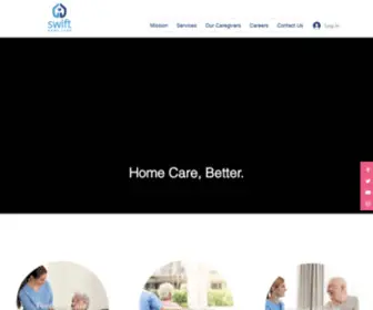 Swifthcny.com(Swift Home Care) Screenshot