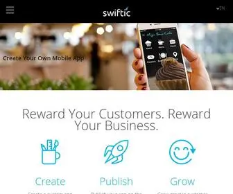 Swiftic.com(IPhone & Android App Maker) Screenshot