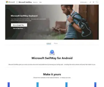 Swiftkey.com(Microsoft SwiftKey) Screenshot