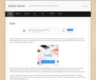 Swiftless.com(Swiftless Tutorials) Screenshot