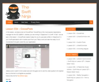 Swiftninja.io(Cutting our way through Swift) Screenshot