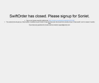 Swiftorder.io(Swiftorder) Screenshot