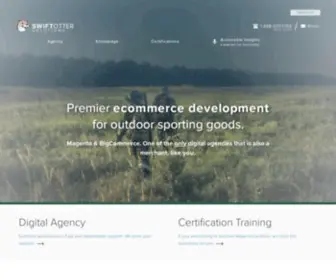 Swiftotter.com(Magento development for outdoor & sporting goods merchants) Screenshot