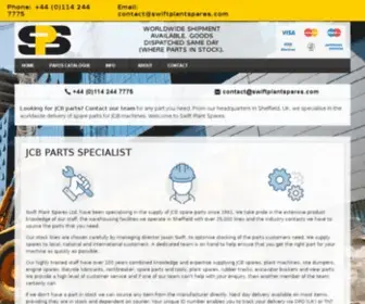 Swiftplantspares.com(JCB Spare Parts Specialist) Screenshot