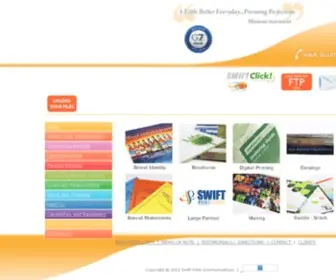 Swiftprint.com(Swift Print Communications' Custom Printing Shop in St Louis) Screenshot