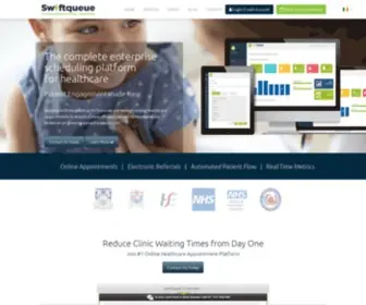 SwiftQueue.com(Online Appointment Healthcare Platform) Screenshot