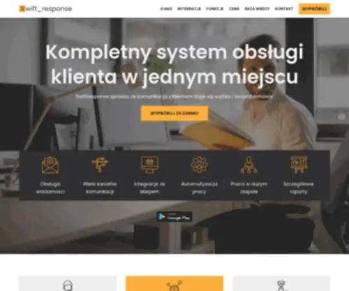 Swiftresponse.pl(System CRM) Screenshot