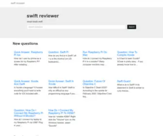 Swiftreviewer.com(Swift reviewer) Screenshot