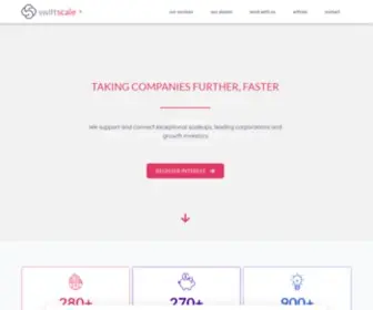 Swiftscale.co(Taking companies further) Screenshot