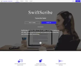 Swiftscribe.ai(SwiftScribe) Screenshot